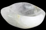 Polished Quartz Bowl - Madagascar #183654-2